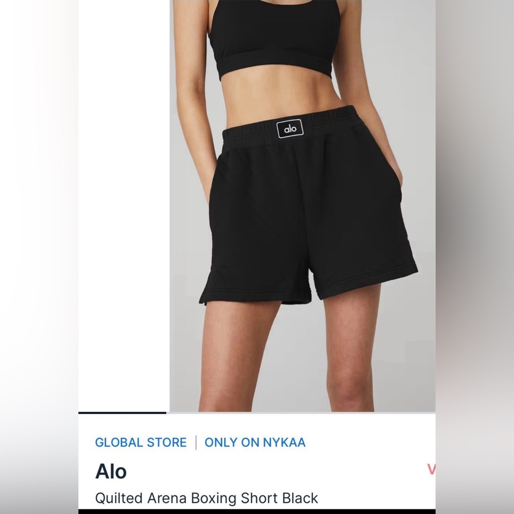 alo  shorts size small